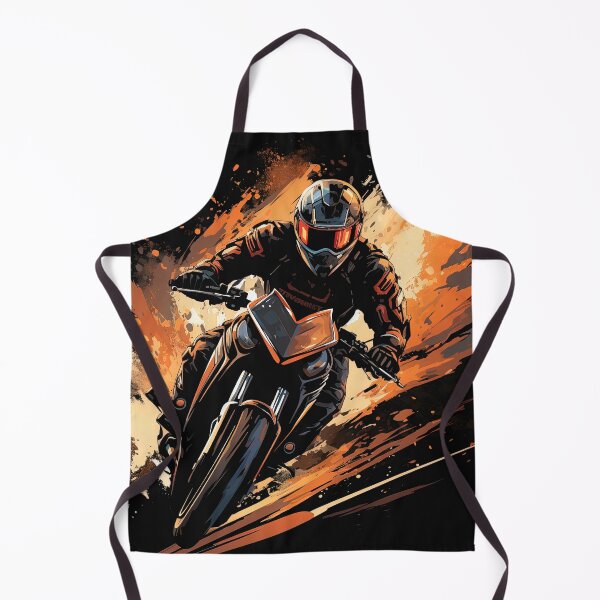 Item preview, motorbike speeding in orange color designed and sold by artyficial-.