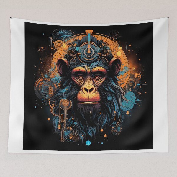 Item preview, technological monkey steampunk designed and sold by artyficial-.