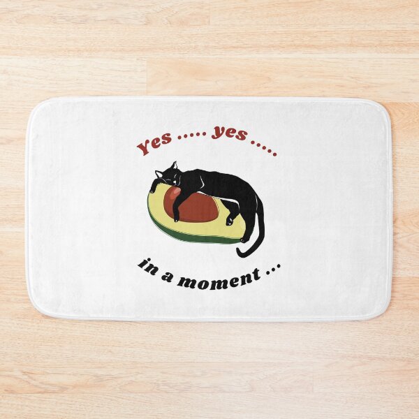 Item preview, Yes ...yes... in a moment Funny Avocado Cat AvoGATO Essential T-shirt designed and sold by MAGness.