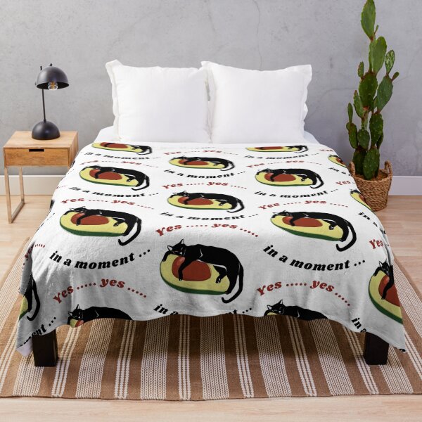 Item preview, Yes ...yes... in a moment Funny Avocado Cat AvoGATO Essential T-shirt designed and sold by MAGness.