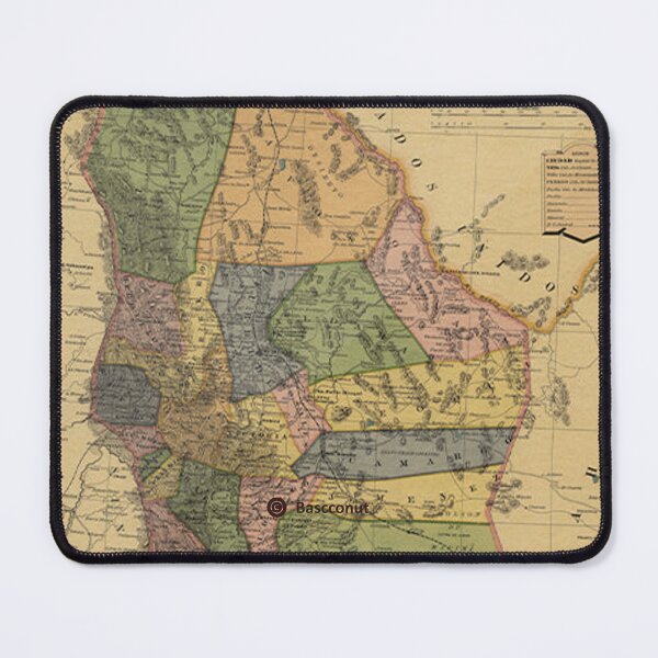 Item preview, Chihuahua antique map designed and sold by bascconut.