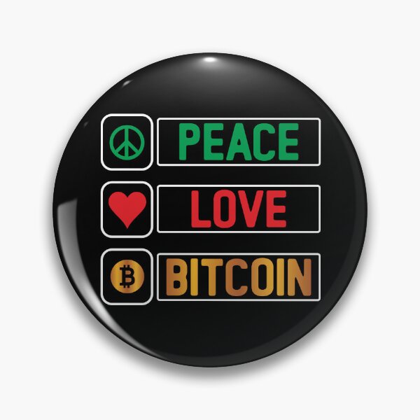 Item preview, Peace Love Bitcoin designed and sold by soebekhi.