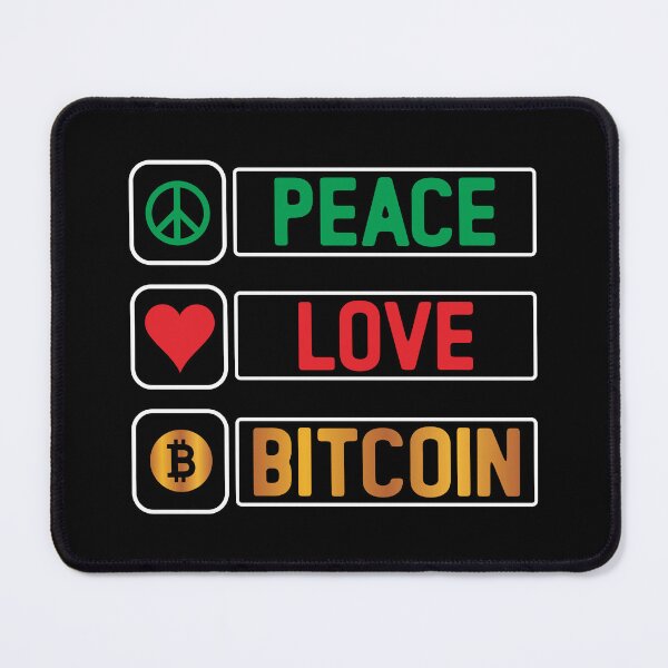 Item preview, Peace Love Bitcoin designed and sold by soebekhi.