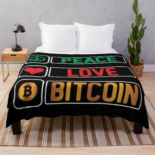 Item preview, Peace Love Bitcoin designed and sold by soebekhi.