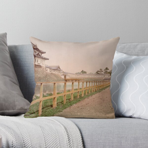 Imperial Palace, Japan Throw Pillow