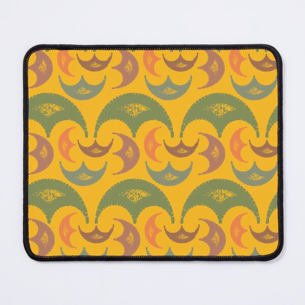 Item preview, Yellow and Autumn Colors Half Moon Seamless Pattern designed and sold by LZenDesigns.