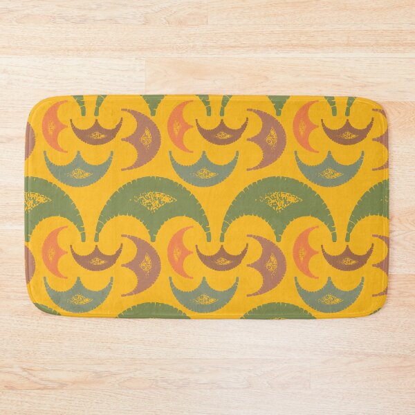 Item preview, Yellow and Autumn Colors Half Moon Seamless Pattern designed and sold by LZenDesigns.