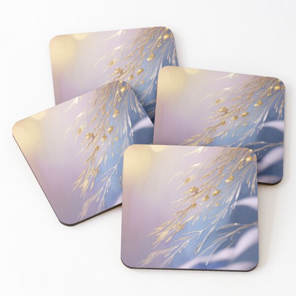 Item preview, Abstract background. Golden sprig. Elegant art designed and sold by Harmonysens.