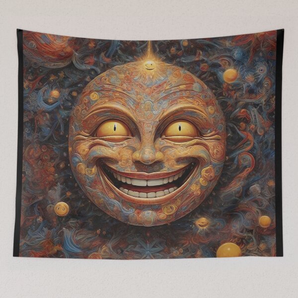 Item preview, Cheerful Smiley Face Delight - Vibrant Happiness Design designed and sold by Fafa ND.