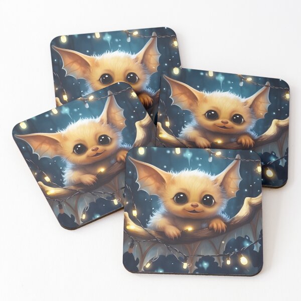 Item preview, Cute white bat Christmas lights designed and sold by Anbe_design.