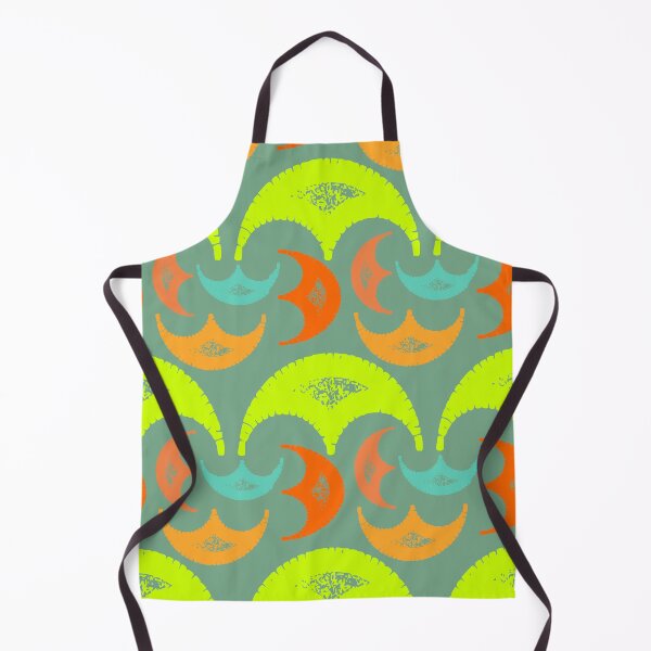 Item preview, Bright Colored Half Moon Seamless Pattern  designed and sold by LZenDesigns.