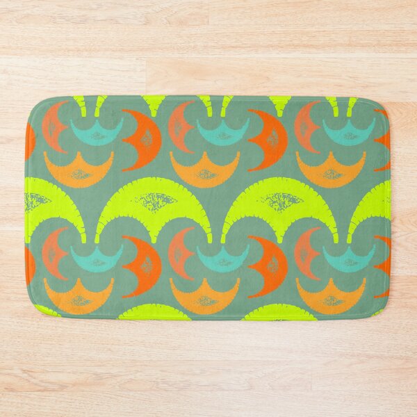 Item preview, Bright Colored Half Moon Seamless Pattern  designed and sold by LZenDesigns.
