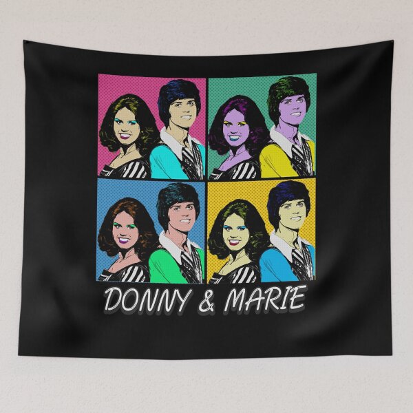 Item preview, Donny and Marie Osmond 80s Pop Art Style designed and sold by kathelmoala.