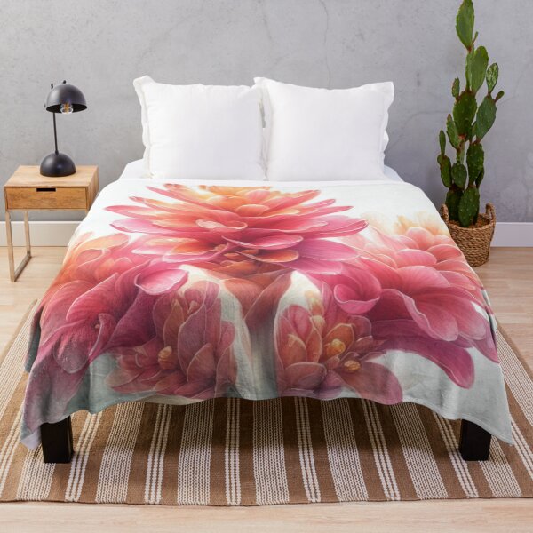 Item preview, Watercolor painting of ginger flower 25 designed and sold by I-HERE.