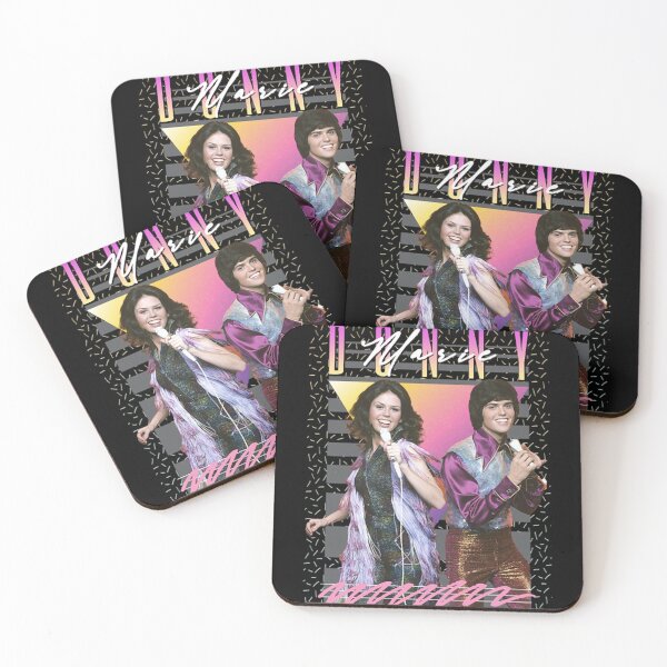 Item preview, Donny and Marie Osmond 80s Retro Aesthetic Fan Art designed and sold by kathelmoala.