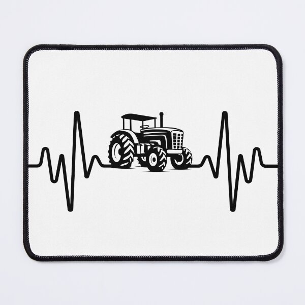 Item preview, Tractor Heartbeat EKG Farmer Tractor Farmer Agriculture designed and sold by QUOTABLE STICKERS.