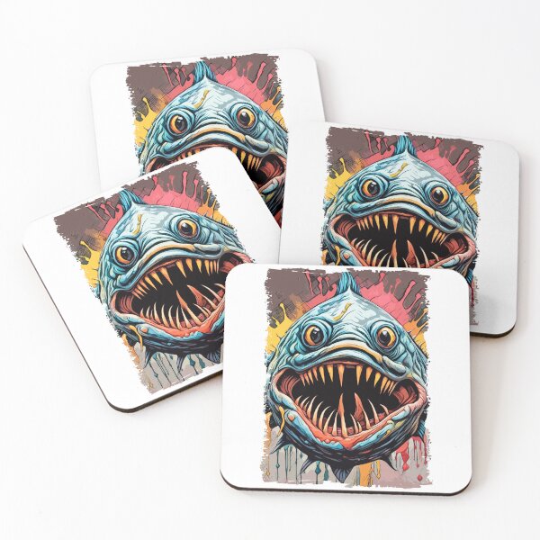 Item preview, Piranha Amazon Monster fish Abstract Art designed and sold by Naumovski.