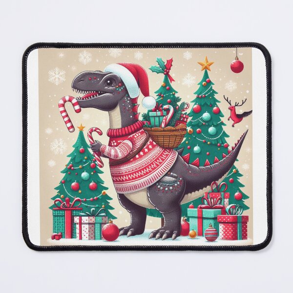 Item preview, xmas dinosaur designed and sold by Greydate.