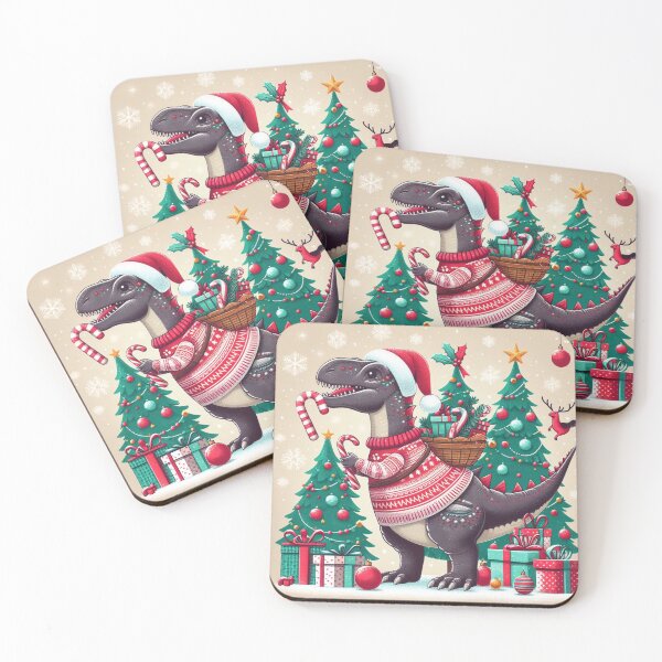 Item preview, xmas dinosaur designed and sold by Greydate.