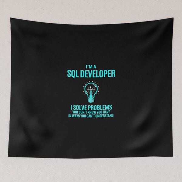Item preview, Sql Developer - I Solve Problems designed and sold by alphatinost.