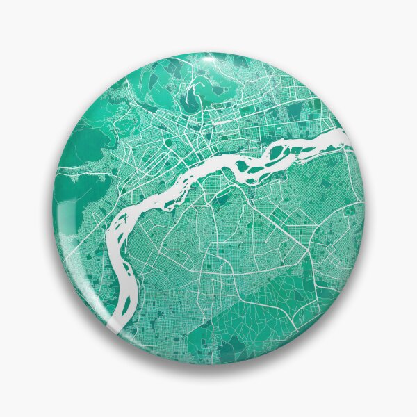 Item preview, Bamako City Map of Mali - Watercolor designed and sold by deMAP.