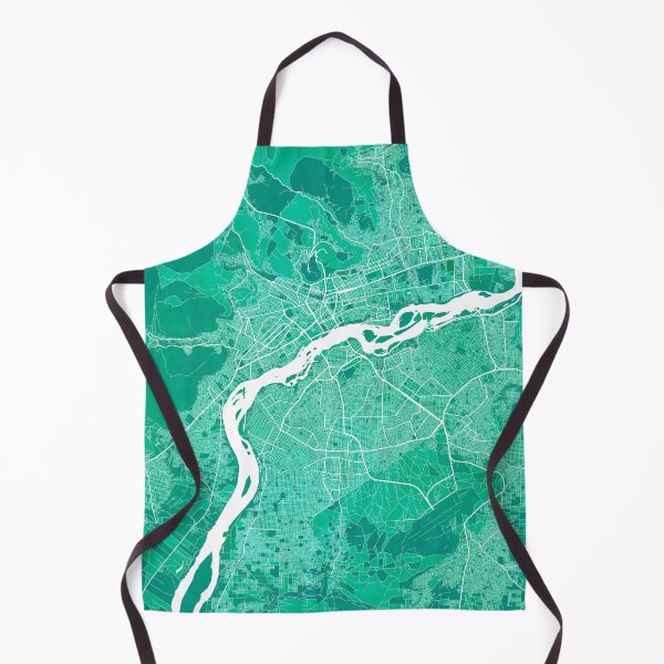 Item preview, Bamako City Map of Mali - Watercolor designed and sold by deMAP.