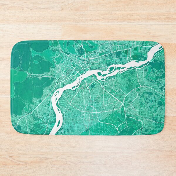 Item preview, Bamako City Map of Mali - Watercolor designed and sold by deMAP.