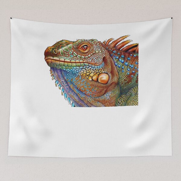 Item preview, Cool Iguana Shirt - Iguana Painting - Iguana Gift - Reptile Lover - Lizard Lover  designed and sold by Galvanized.