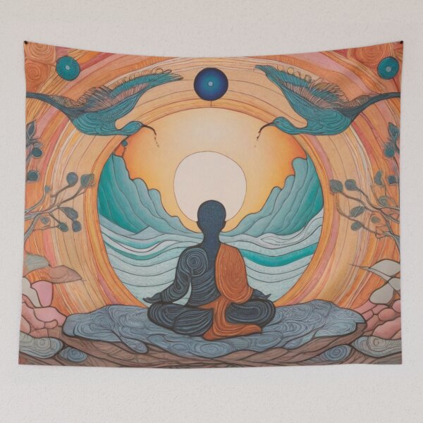 Item preview, Mindfulness Meditation Art designed and sold by JaiStudio.
