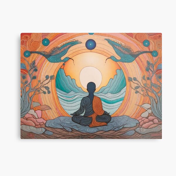 Item preview, Mindfulness Meditation Art designed and sold by JaiStudio.