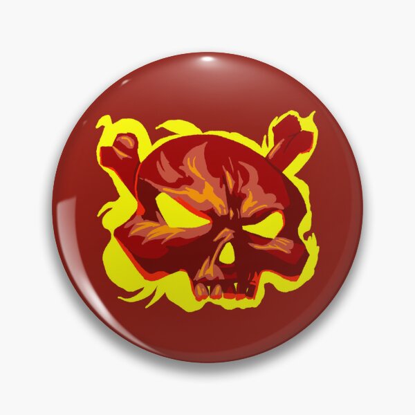 Item preview, Flaming Skull designed and sold by Charcoalart.