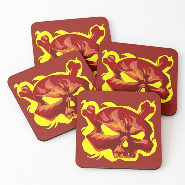 Item preview, Flaming Skull designed and sold by Charcoalart.