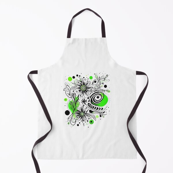 Item preview, Green Flowers Leaves Abstract designed and sold by Oleg777999.