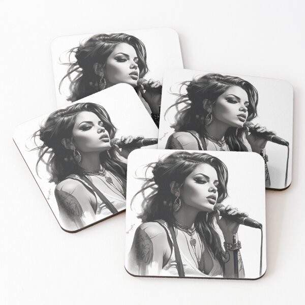 Item preview, Lady Vocalist With mic designed and sold by SpicyOne.