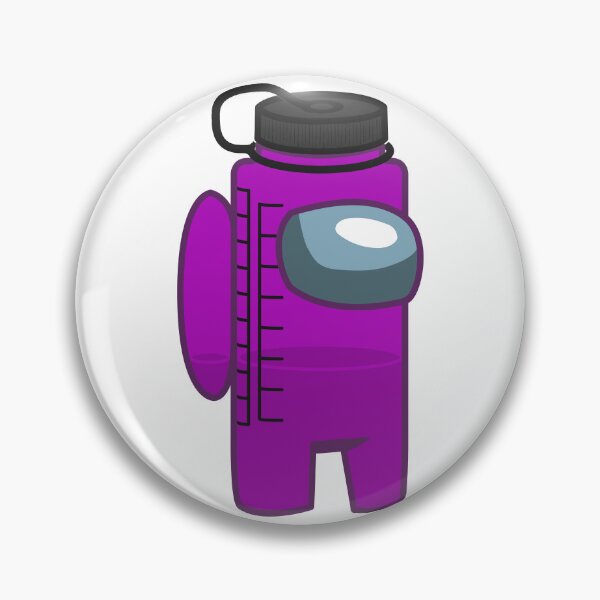 Item preview, Suspicious Water Bottle - Purple designed and sold by BipedalNarwhal.