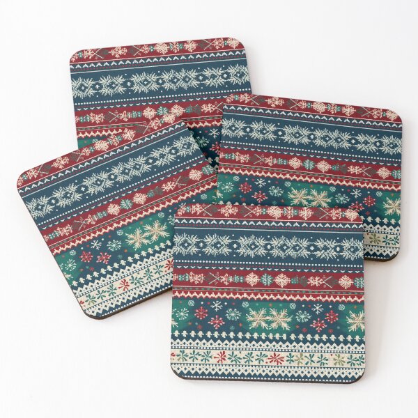 Item preview, Christmas Xmas Fake Embroidery 3D Effect Pattern No 31 designed and sold by Atomura.