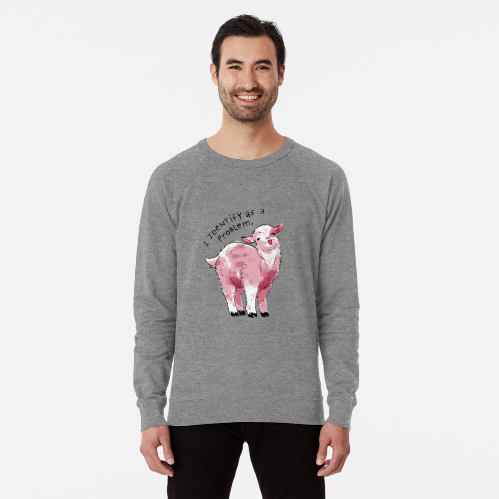Vista previa del artículo con la obra «Sudadera ligera», diseñado y vendido por heyouwitheface.