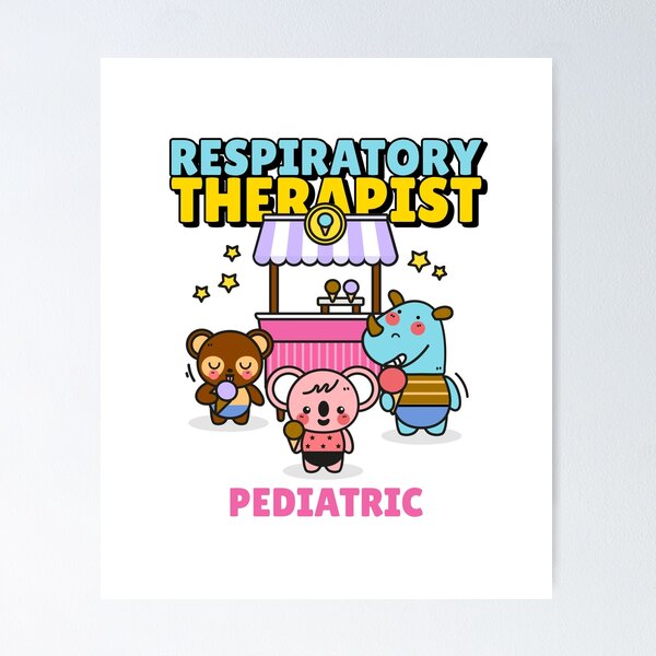 Respiratory Therapist Pastel Funky Retro Script Design Poster for Sale by  mysticblvd