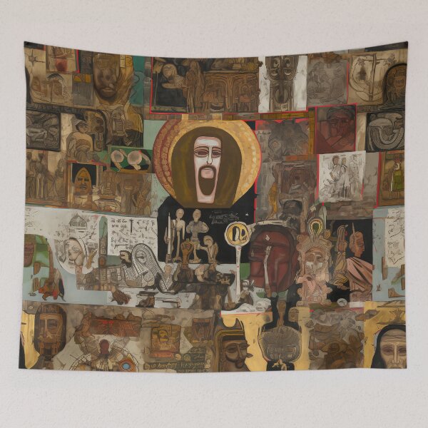 Item preview, Neo-Iconoclast Dilemma Collage designed and sold by Hashola Designs.