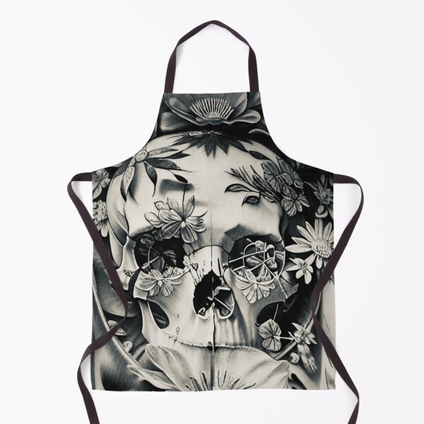 Item preview, Floral skull designed and sold by MatrixTattoo.