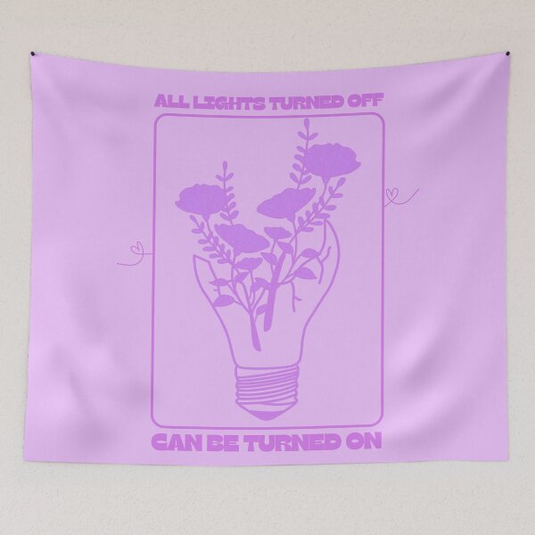 Item preview, PURPLE ALL LIGHTS TURNED OFF FLOWER BULB - NOAH K INSPIRED  designed and sold by jessicaleah15.