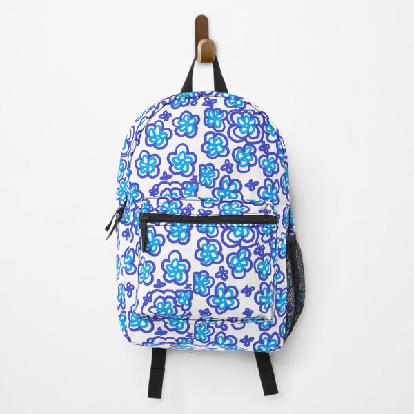 Item preview, BLUE Flower patterns designed and sold by zzzozzo.