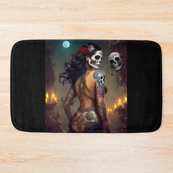 Item preview, Elegant gorgeous La Calavera Catrina, Lady of the afterlife, the Elegant Skull designed and sold by Fantasymachine.