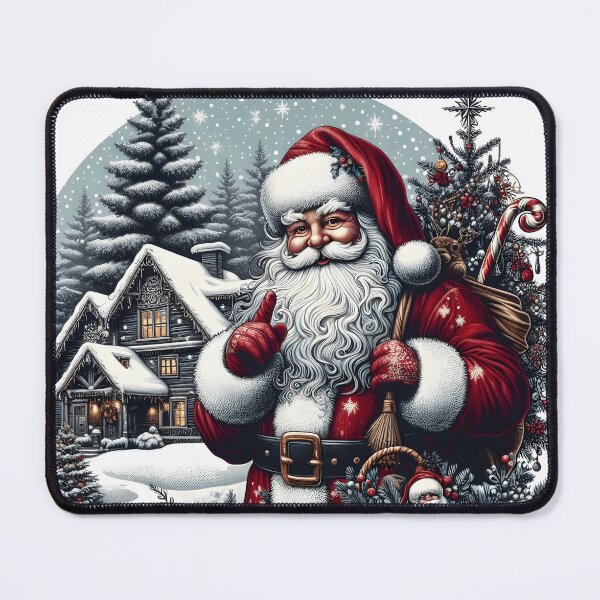 Item preview, Enchanting Santa Claus Unwrapping the Wonder of Christine's Gifts" "Festive Santa's Surprise Celebrating a Dec designed and sold by Manoj Kumar  Mandali.