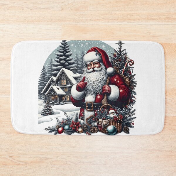Item preview, Enchanting Santa Claus Unwrapping the Wonder of Christine's Gifts" "Festive Santa's Surprise Celebrating a Dec designed and sold by Manoj Kumar  Mandali.