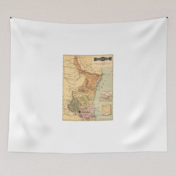 Item preview, Tamaulipas old map designed and sold by bascconut.