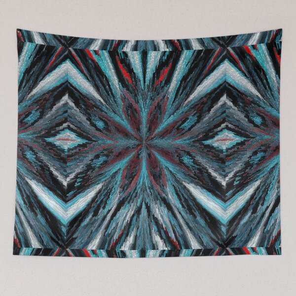 Item preview, cubism art flower painting big bang explosion designed and sold by Carlos Gudino.