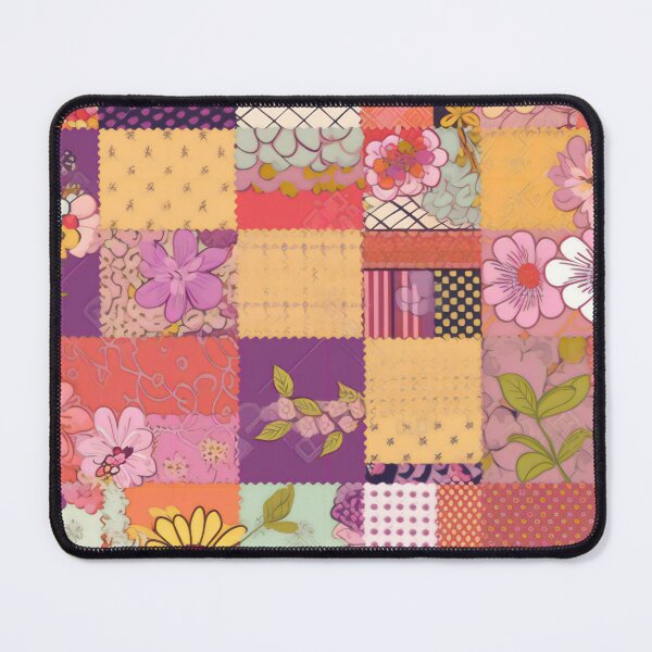 Item preview, Patchwork With Flowers designed and sold by Hashola Designs.