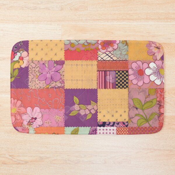 Item preview, Patchwork With Flowers designed and sold by Hashola Designs.