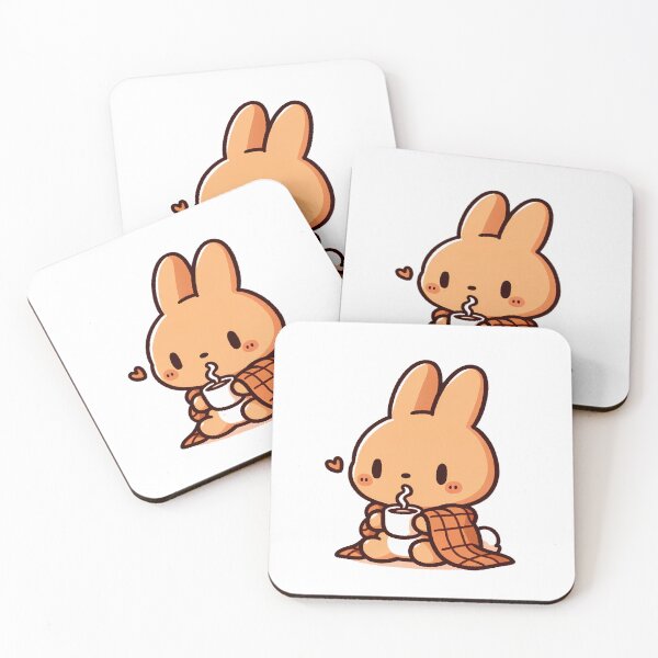 Item preview, Bunny enjoying coffee designed and sold by Michael Yang.